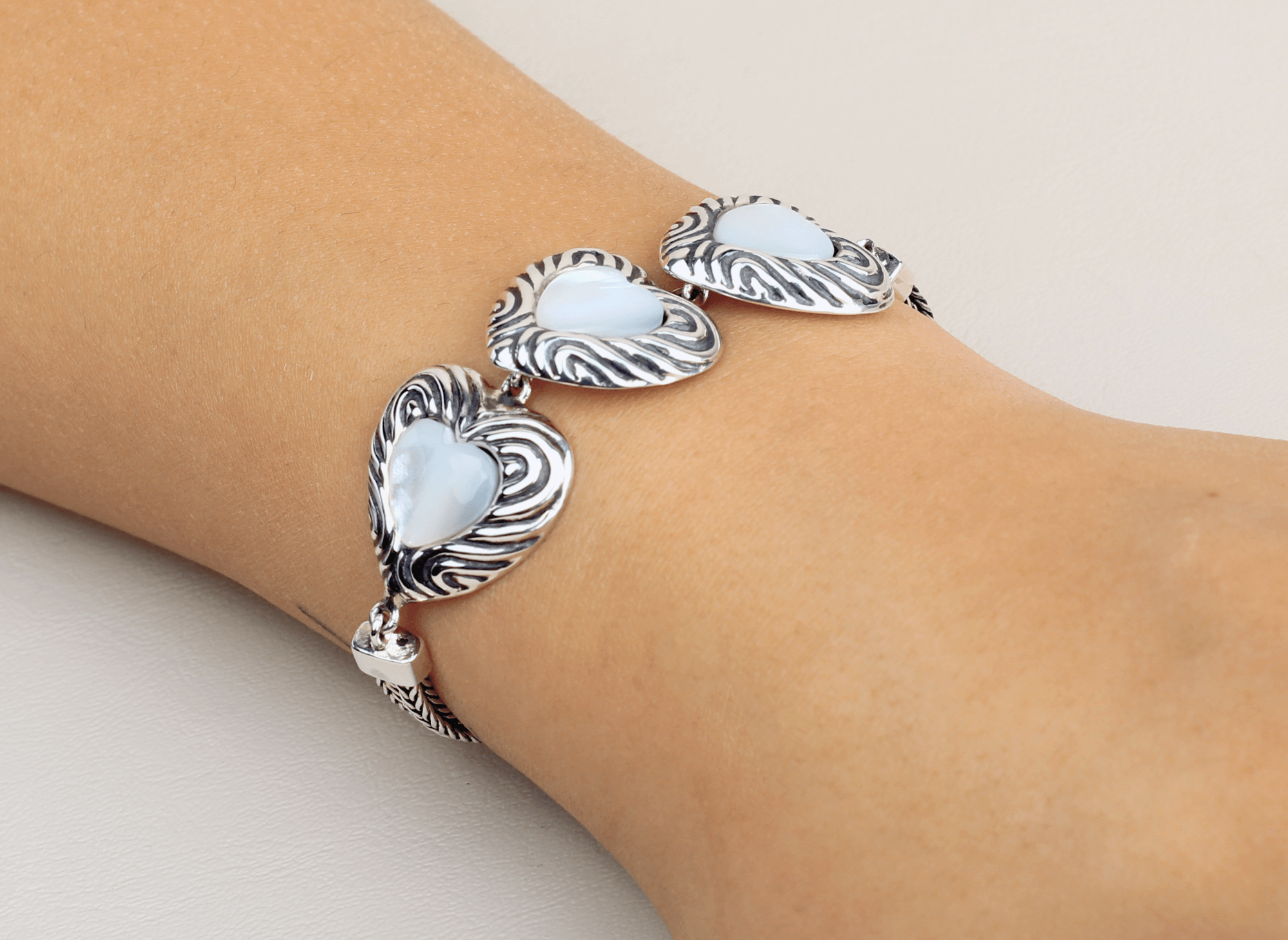 Pulsera Corazón X3 Cayetana Nacar