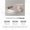 Pulsera Brazalete Plata / Cobre Moray - Imagen 5