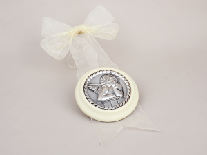 Medalla Cuna Ángel Con Lazo