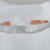 Pulsera Brazalete Plata / Cobre Moray