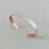 Pulsera Brazalete Plata / Cobre Moray - Imagen 3
