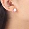 Arete Flor Llana Mini