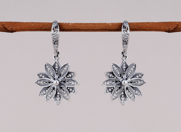 Arete Flor Mila - Imagen 3
