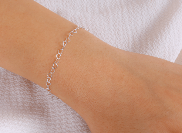 Pulsera Corazón Entrelazado