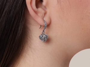 Arete Corazón Fiori Colgante