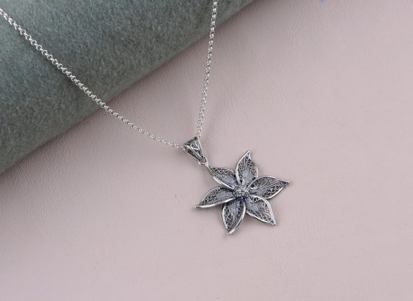 Collar Flor Ixora - Imagen 2